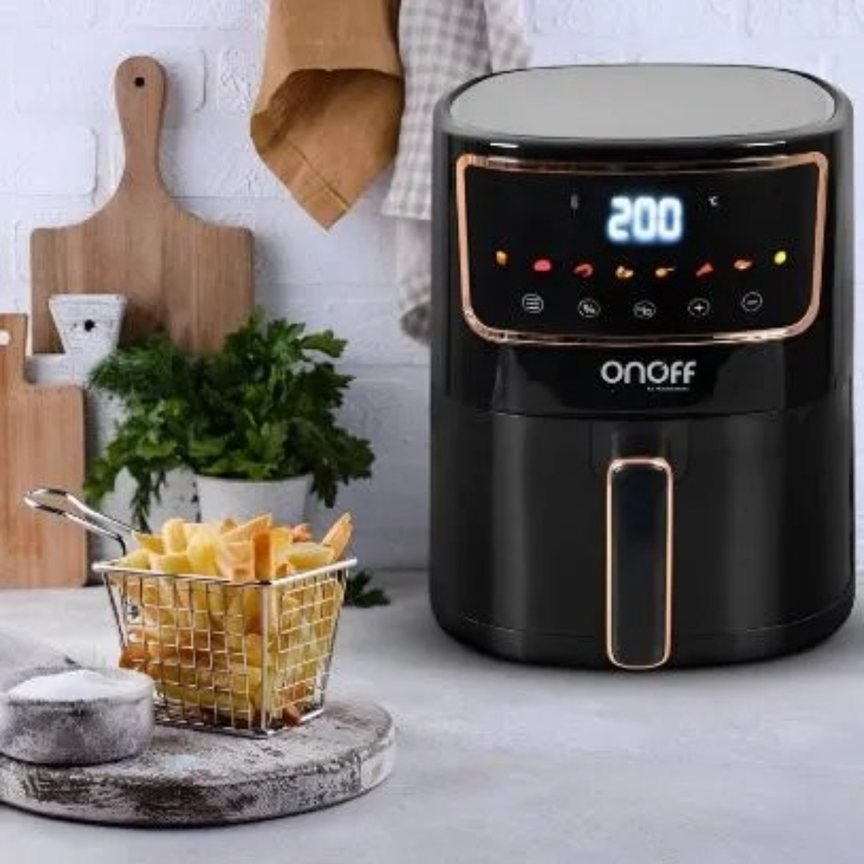 Freidora de aire digital ONOFF 4 LITROS