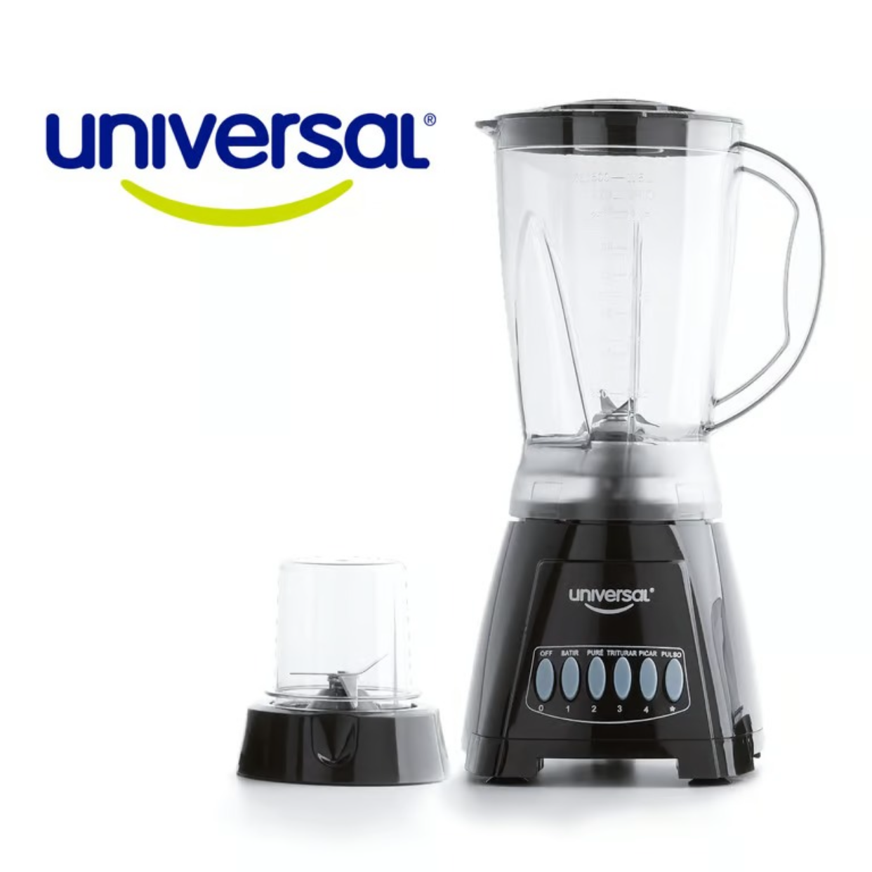 Licuadora UNIVERSAL con vaso picador 1,5 LT plástico L50015