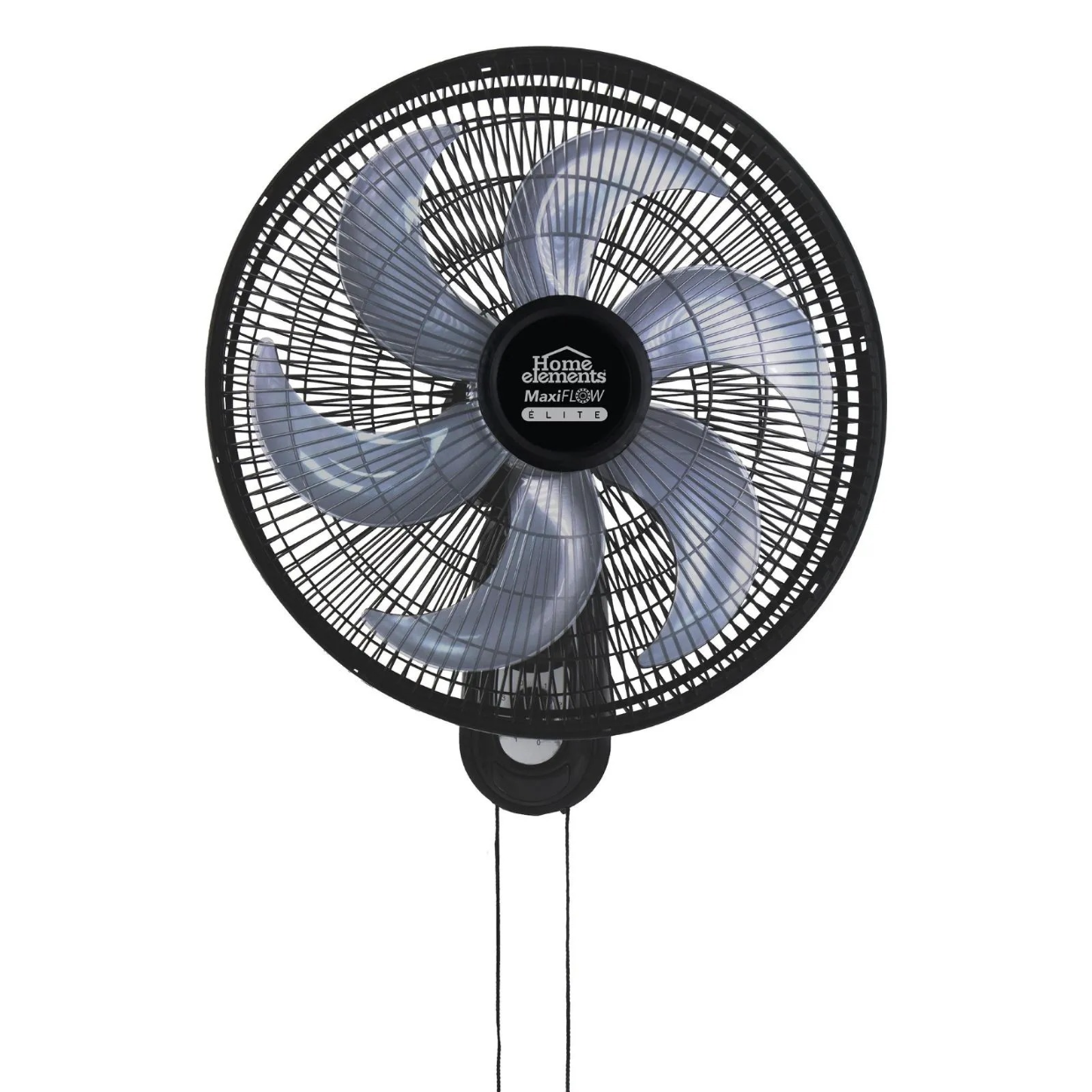 Ventilador de pared negro 18 pulgadas Maxiflow elite-malla plástica