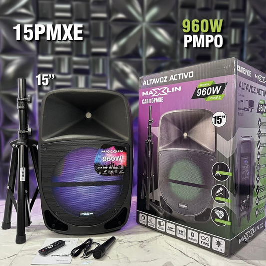 Cabina activa 15 pulgadas 960W PMPO
