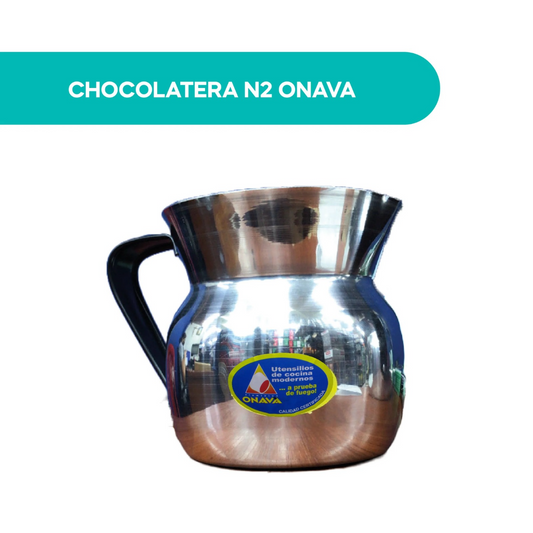 Chocolatera de aluminio N2 ONAVA