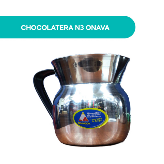 Chocolatera de aluminio N3 ONAVA