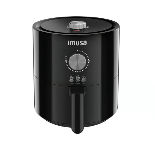 Freidora de aire IMUSA ULTRA 4L análoga NEGRA