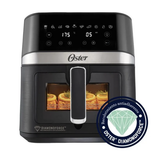 Freidora de aire digital OSTER 6 LTS Con ventana y luz interna