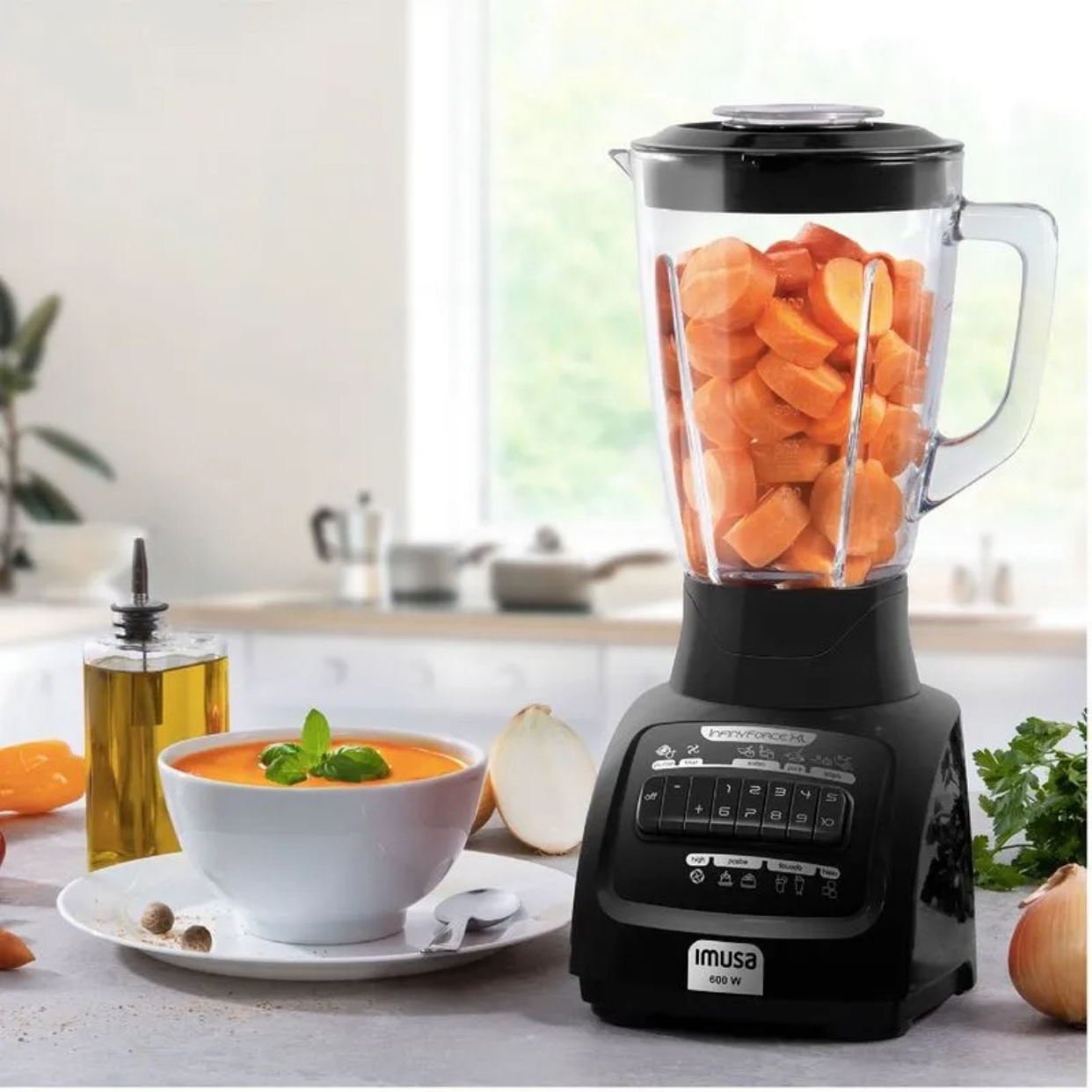 Licuadora IMUSA infiny force 10 velocidades negro
