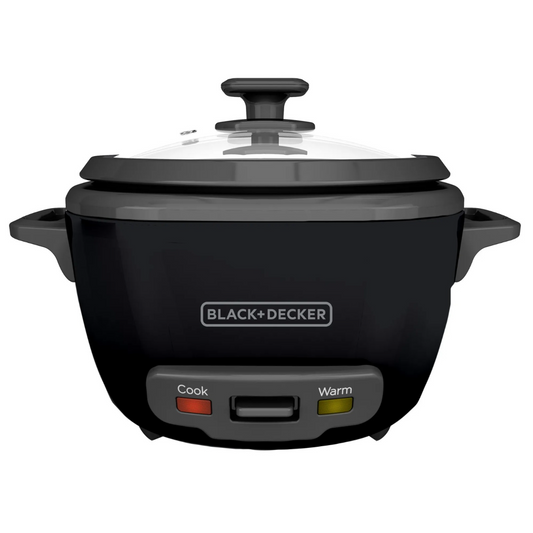 Olla arrocera BLACK + DECKER 14 tazas tapa de vidrio y vaporera