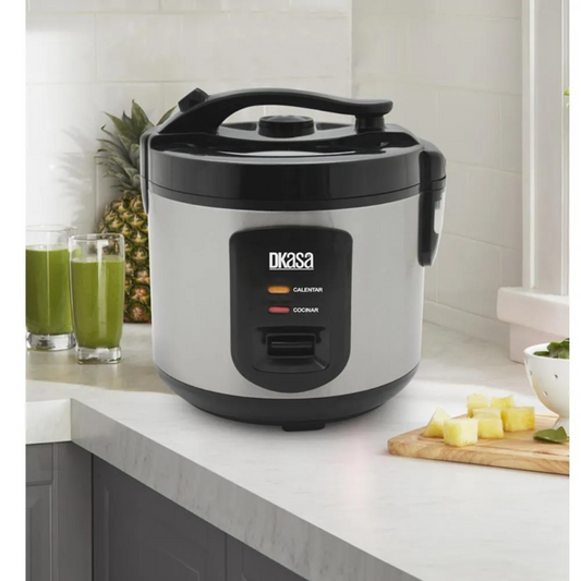 Olla arrocera hermetica premium inox cook 1 libra con vaporera