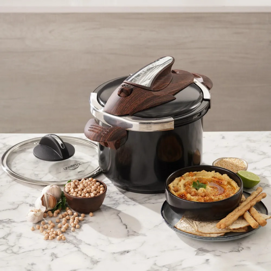 Olla presión ABRE FÁCIL RUSTIK BLACK 6L