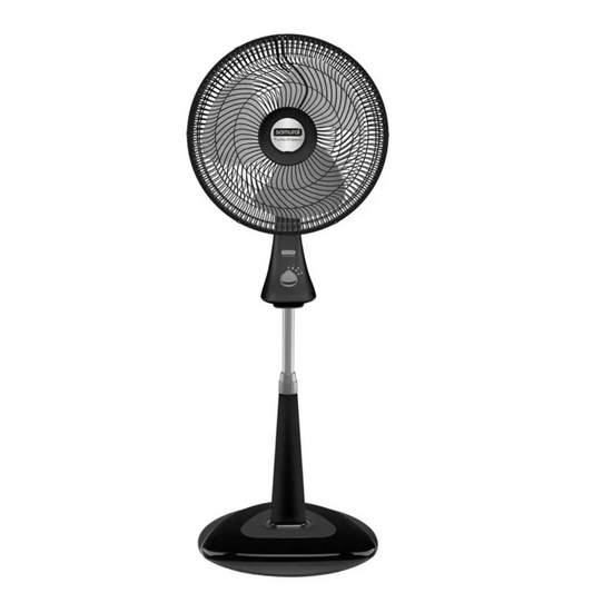 Ventilador SAMURAI turbo freco pedestal negro