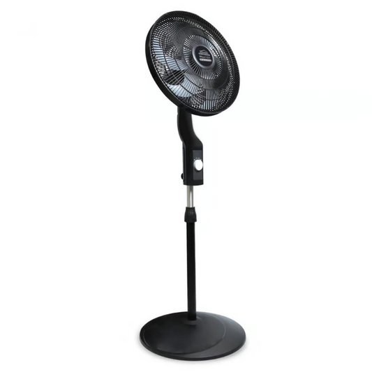 Ventilador pedestal 18 pulgadas maxiflow elite rejilla plástica